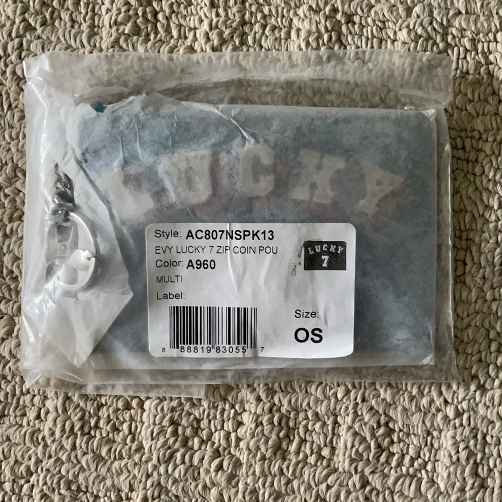 Alice + Olivia Evy Lucky 7 Zip Coin Pouch